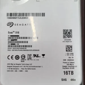 IBM 02YJ910 - 16 TB 7200 rpm 12 Gb SAS 3.5" HDD w/Tray