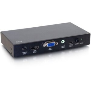 C2G Mini DP, USB C, HDMI, VGA, 3.5mm Switch