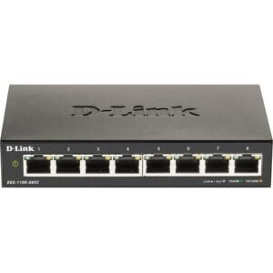 D-Link DGS-1100-08V2 network switch Managed L2 Gigabit Ethernet (10/100/1000) Black