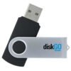 Edge DiskGO C2 USB flash drive 8 GB USB Type-A 2.0 Aluminum, Black