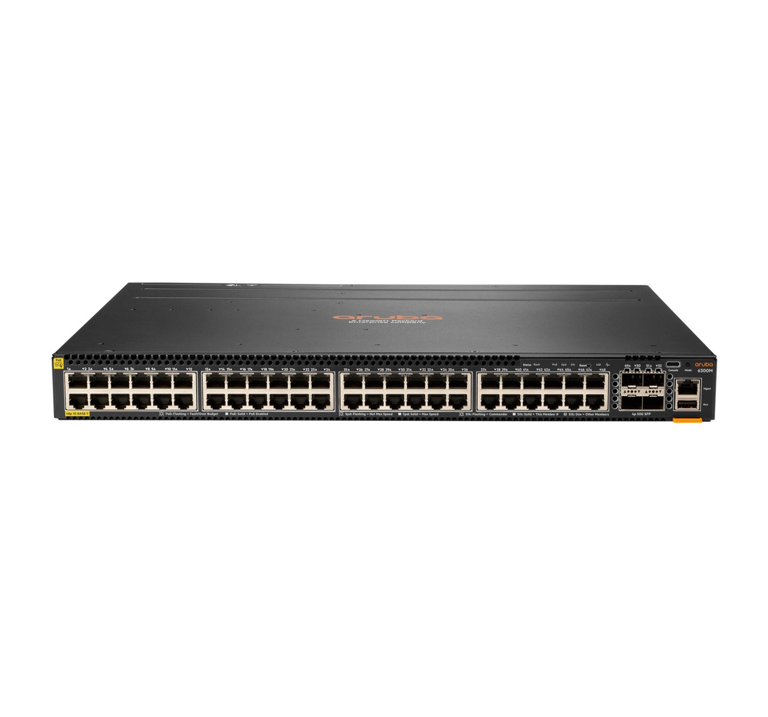 HPE Aruba Networking Aruba 6300M Managed L3 Gigabit Ethernet (10/100/1000) Power over Ethernet (PoE) 1U Gray
