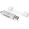 iogear GFR3C12 card reader Micro-USB White