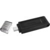 Kingston Technology DataTraveler 70 USB flash drive 64 GB USB Type-C 3.2 Gen 1 (3.1 Gen 1) Black
