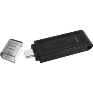 Kingston Technology DataTraveler 70 USB flash drive 64 GB USB Type-C 3.2 Gen 1 (3.1 Gen 1) Black