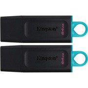 Kingston Technology DataTraveler Exodia USB flash drive 64 GB USB Type-A 3.2 Gen 1 (3.1 Gen 1) Black, Turquoise