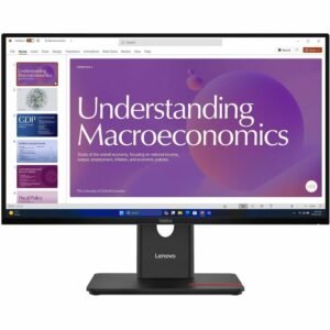 Lenovo ThinkVision T24D-40 24" Class Full HD LED Monitor - 16:9 - Eclipse Black | 64B9GAR1US
