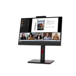 Lenovo ThinkVision TIO22Gen5 22" Class Webcam Full HD LED Monitor - 16:9 - Black 12N8GAR1UZ