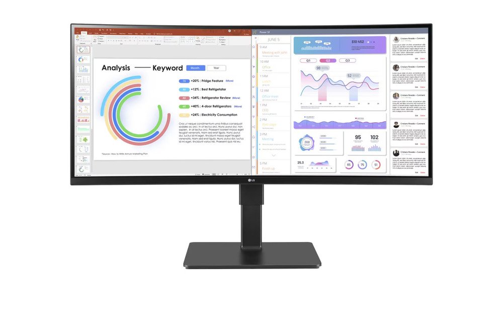 LG 34BQ77QE-B UltraWide™ Series 34" Ultrawide WQHD Curved LCD Monitor (IPS) Technology