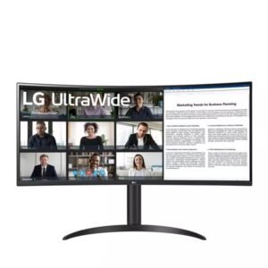 LG 34BR55QC-B BR55 Series 34" VA WQHD Monitor with HDR10, sRGB 99%, USB Type-C™