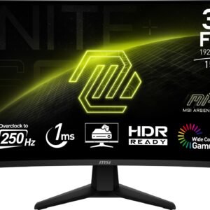 MSI MAG 32C6X computer monitor 31.5" 1920 x 1080 pixels Full HD Black