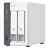 QNAP TS-216G-US NAS/storage server Tower Cortex-A Cortex-A55 4 GB White