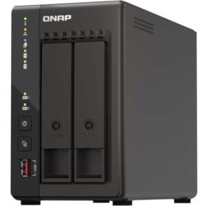 QNAP TS-253E NAS Tower Intel® Celeron® J6412 8 GB 0 TB QNAP Turbo System Black