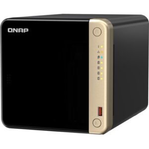 QNAP TS-464 NAS Tower Intel® Celeron® N5095 8 GB 0 TB QNAP QTS Black, Bronze