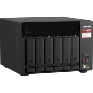 QNAP TS-673A NAS Tower Ryzen Embedded V1500B 8 GB DDR4 0 TB QNAP Turbo System Anthracite