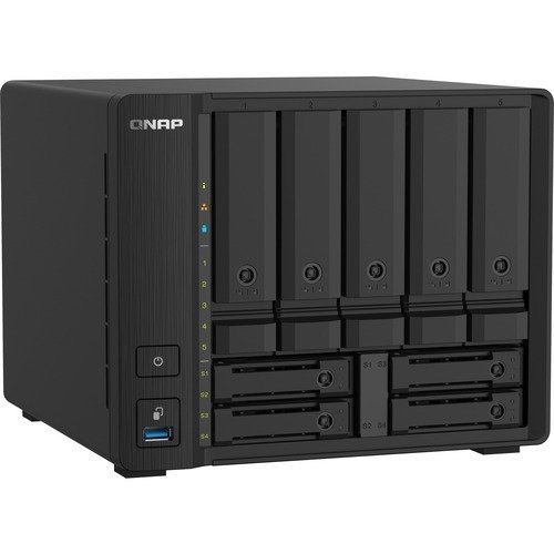 QNAP TS-932PX NAS Tower Ethernet LAN Black Alpine AL-324
