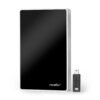 Rocstor Rocsecure EX32 external hard drive 1 TB Black, Silver