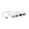 Tripp Lite U444-06N-H4GU-C USB graphics adapter 3840 x 2160 pixels White