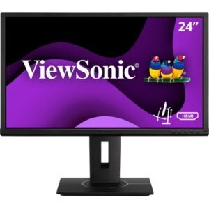 ViewSonic VG2440 24" IPS 1080p Ergonomic Monitor with HDMI, DisplayPort