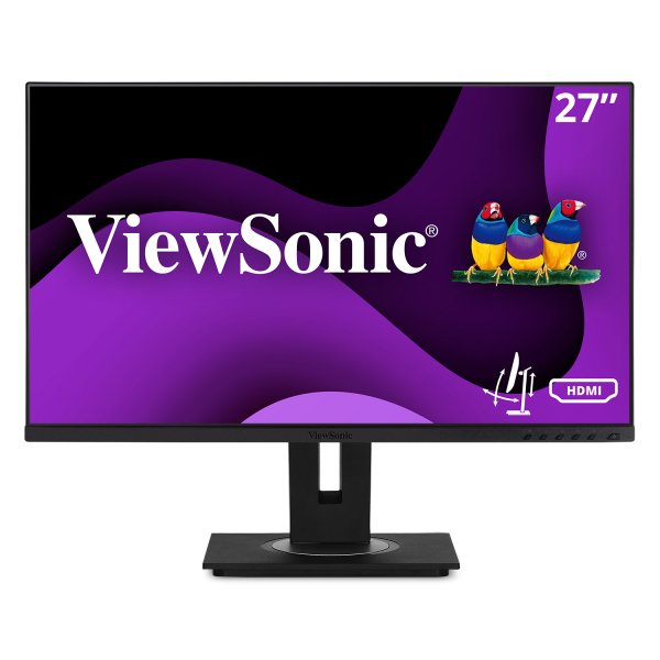 Viewsonic VG2748A 27" IPS 1080p Ergonomic Monitor with Ultra-Thin Bezels, HDMI, DisplayPort