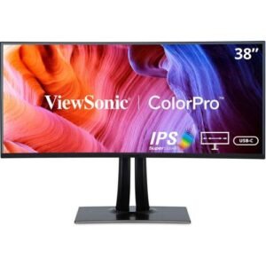 ViewSonic VP3881A 38-Inch IPS WQHD+ Curved 21:9 Monitor with 100% sRGB Rec 709